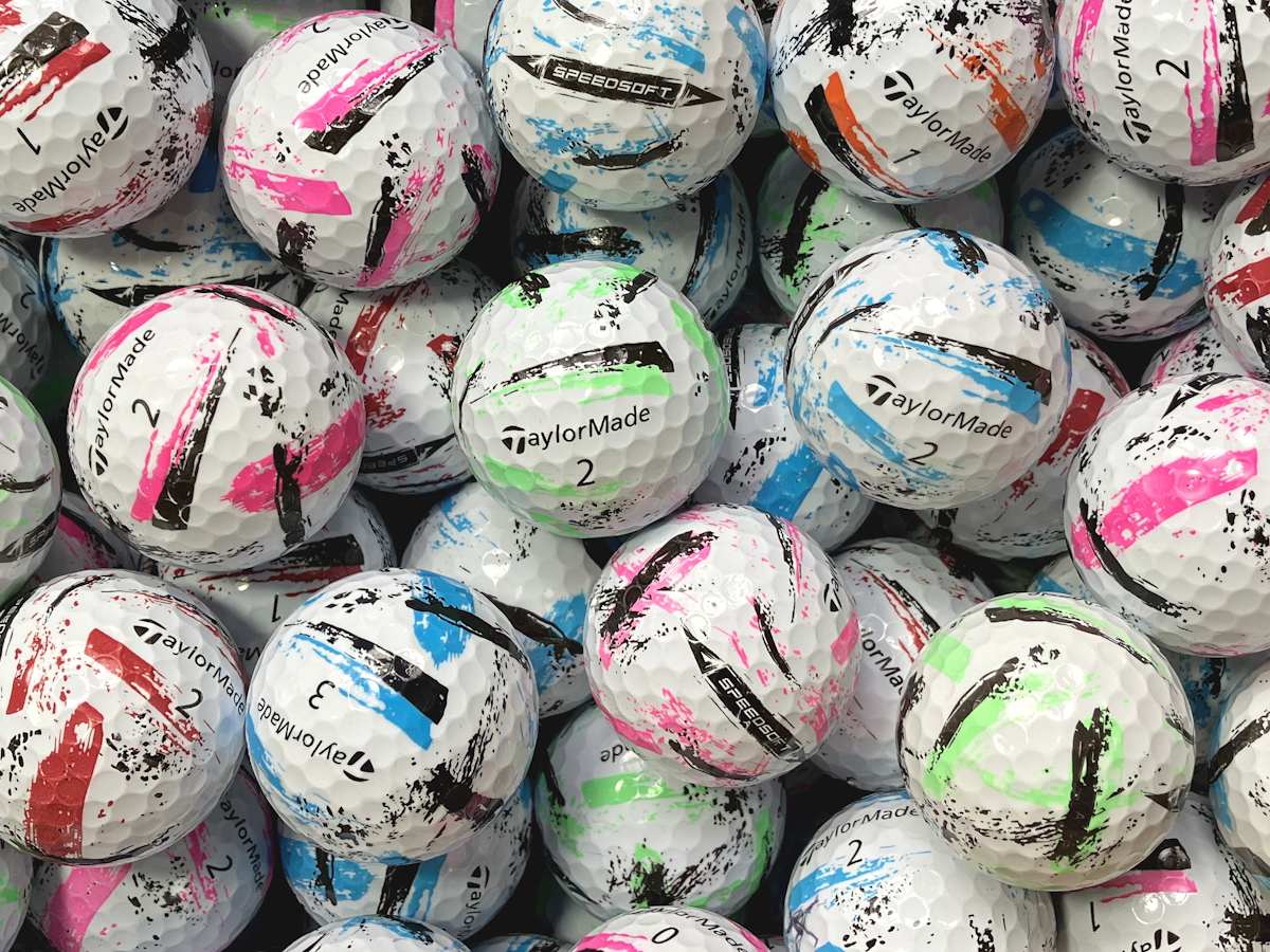 TaylorMade Speedsoft INK Lakeballs - gebrauchte Speedsoft INK Golfbälle AAAA-Qualität