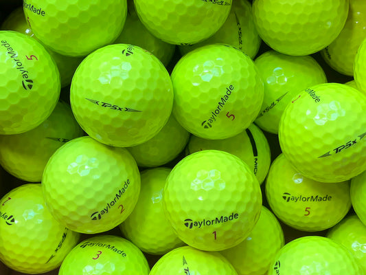 TaylorMade TP5x Gelb Lakeballs - gebrauchte TP5x Gelb Golfbälle AAAA-Qualität