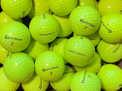 TaylorMade Tour Response Gelb Lakeballs - gebrauchte Tour Response Gelb Golfbälle AAAA-Qualität