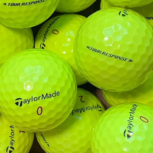 TaylorMade Tour Response Gelb Lakeballs - gebrauchte Tour Response Gelb Golfbälle Galerie