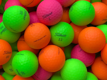Titleist Velocity Matt Bunt Lakeballs - gebrauchte Velocity Matt Bunt Golfbälle AAAA-Qualität