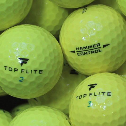 Top-Flite Hammer Control Gelb Lakeballs - gebrauchte Hammer Control Gelb Golfbälle Galerie