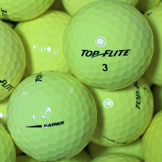 Top-Flite Gamer Gelb Lakeballs - gebrauchte Gamer Gelb Golfbälle Galerie
