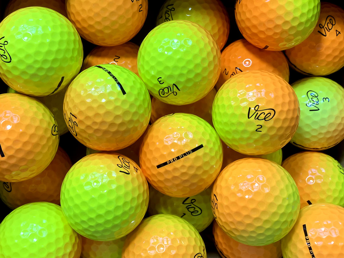 Vice Pro Plus Shade Lakeballs - gebrauchte Pro Plus Shade Golfbälle AAAA-Qualität