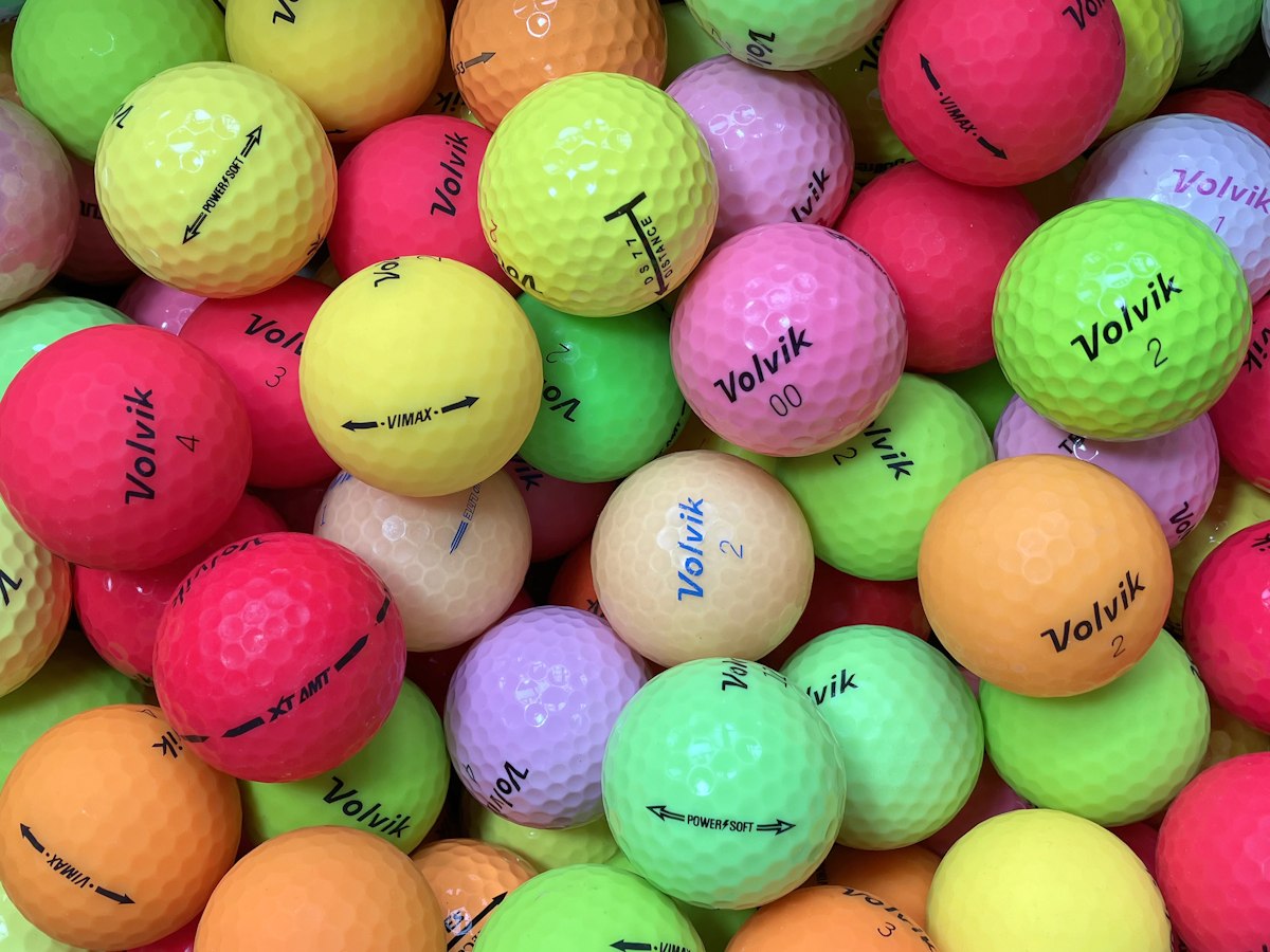 Volvik Mix Bunt Lakeballs - gebrauchte Volvik Mix Bunt Golfbälle AAAA-Qualität