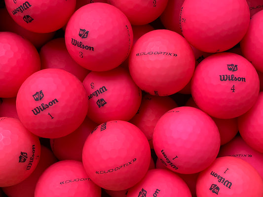 Wilson Duo Soft Matt Pink Lakeballs - gebrauchte Duo Soft Matt Pink Golfbälle AAAA-Qualität