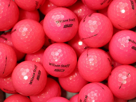 Wilson Staff Fifty Pink Lakeballs - gebrauchte Fifty Pink Golfbälle AAAA-Qualität