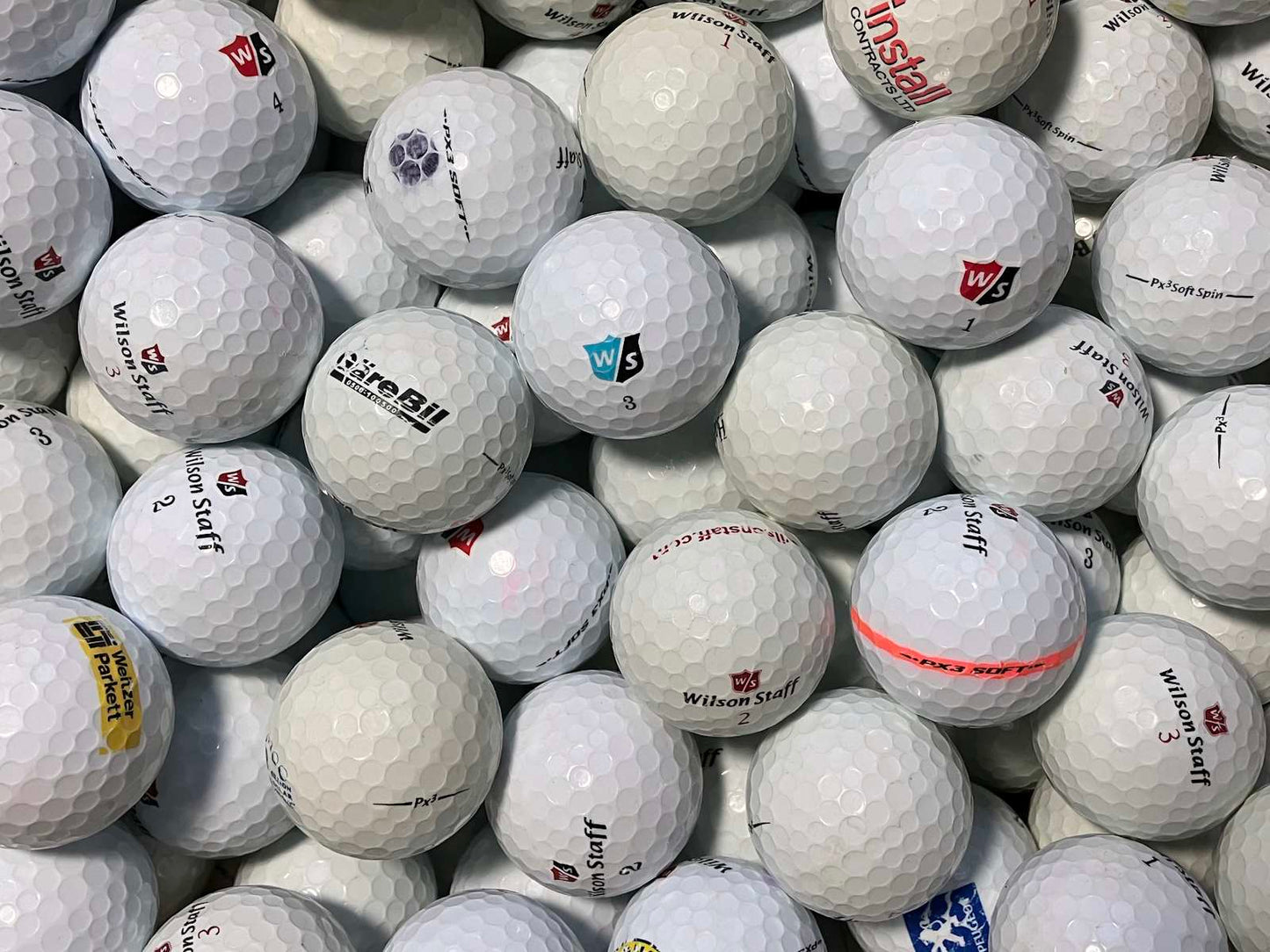 Wilson Staff PX3 Lakeballs - gebrauchte Staff PX3 Golfbälle AA/AAA-Qualität