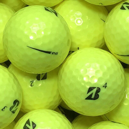 Bridgestone e6 Gelb ab 2020 Lakeballs - gebrauchte e6 Gelb ab 2020 Golfbälle Galerie