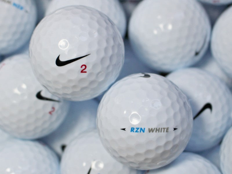 Nike RZN White Lakeballs - gebrauchte RZN White Golfbälle AA/AAA-Qualität
