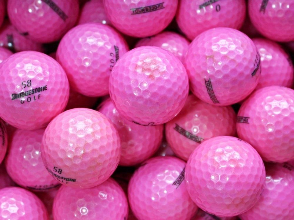 Bridgestone Tour B330-RX Pink Lakeballs - gebrauchte Tour B330-RX Pink Golfbälle AA/AAA-Qualität
