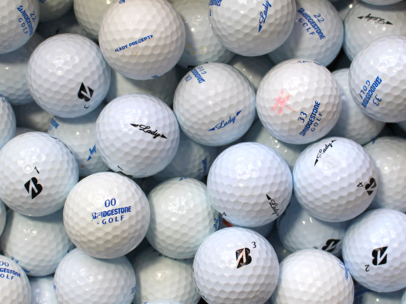 Bridgestone Lady Precept Lakeballs - gebrauchte Lady Precept Golfbälle AA/AAA-Qualität