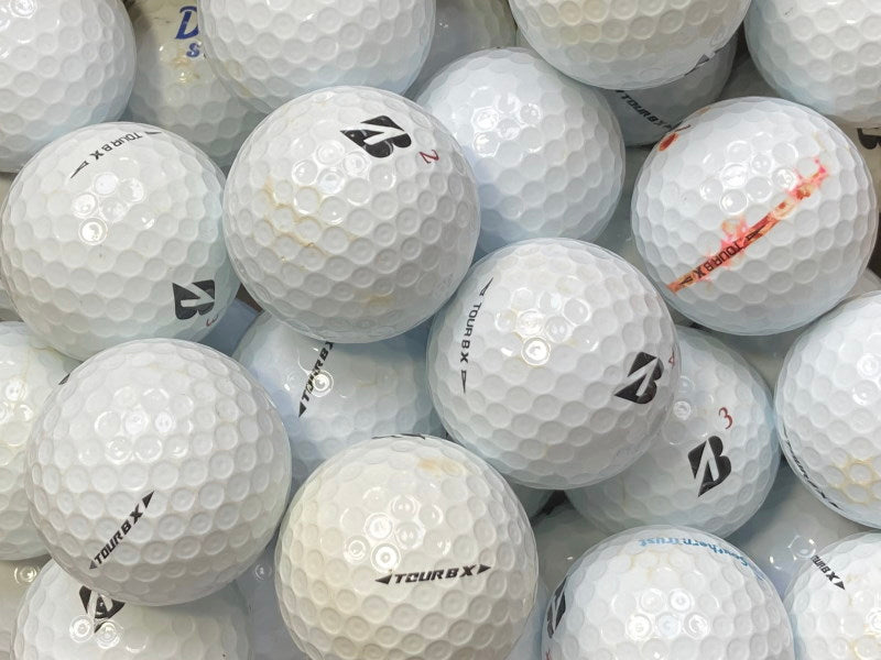Bridgestone Tour B X Lakeballs - gebrauchte Tour B X Golfbälle AA/AAA-Qualität