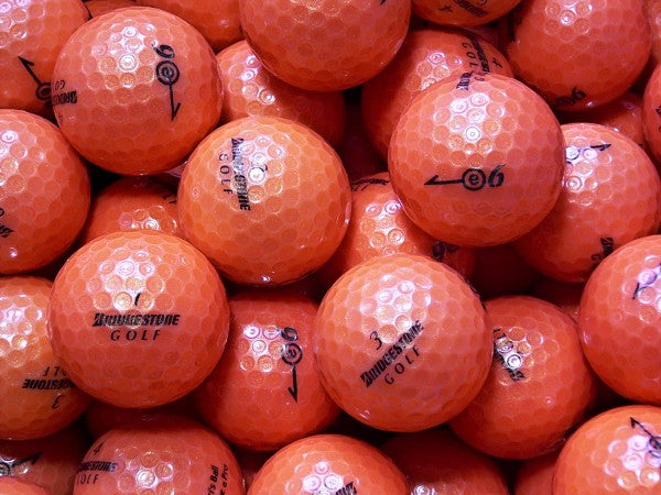 Bridgestone e6 Orange Lakeballs - gebrauchte e6 Orange Golfbälle AAAA-Qualität