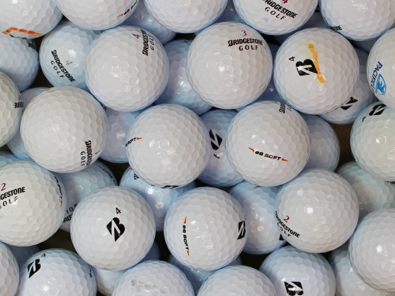 Bridgestone e6 Soft Lakeballs - gebrauchte e6 Soft Golfbälle AA/AAA-Qualität