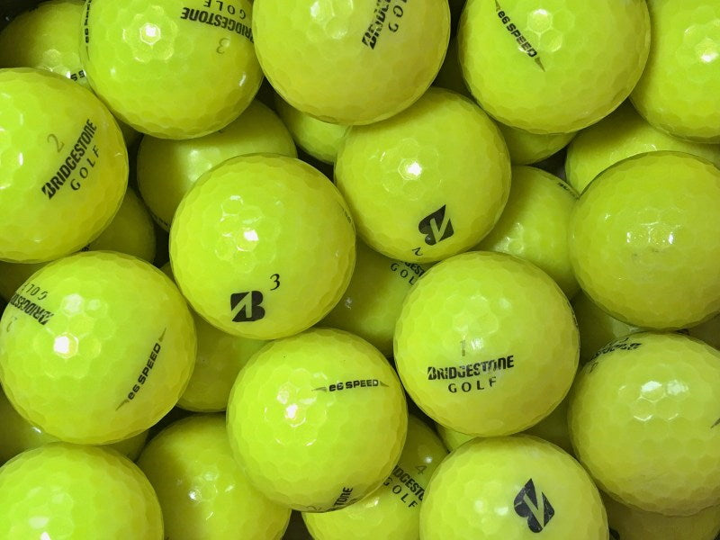  gebrauchte Bridgestone e6 Speed Gelb Golfbälle - Lakeballs in AA/AAA-Qualität