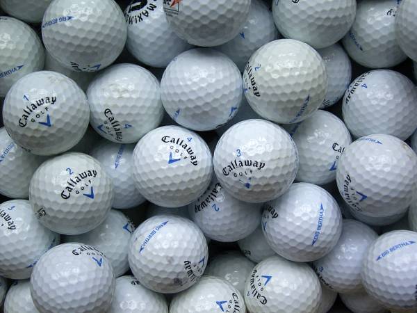 Callaway Big Bertha Blue Lakeballs - gebrauchte Big Bertha Blue Golfbälle AA/AAA-Qualität