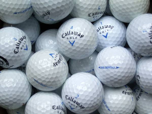 Callaway Big Bertha Blue Lakeballs - gebrauchte Big Bertha Blue Golfbälle AAAA-Qualität