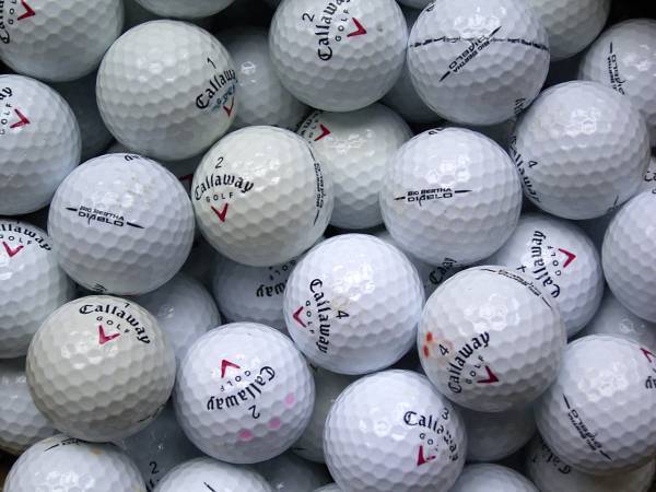 Callaway Big Bertha Diablo Lakeballs - gebrauchte Big Bertha Diablo Golfbälle AA/AAA-Qualität