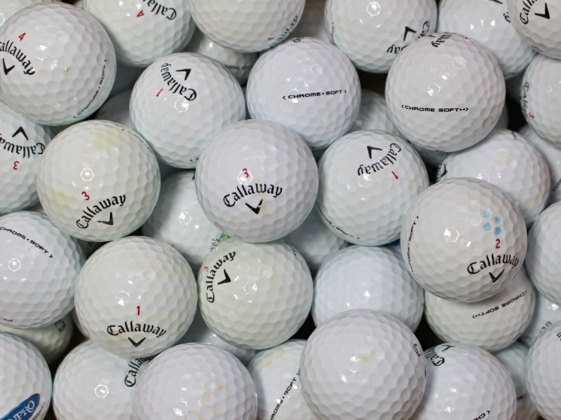 Callaway Chrome Soft Lakeballs - gebrauchte Chrome Soft Golfbälle AA/AAA-Qualität