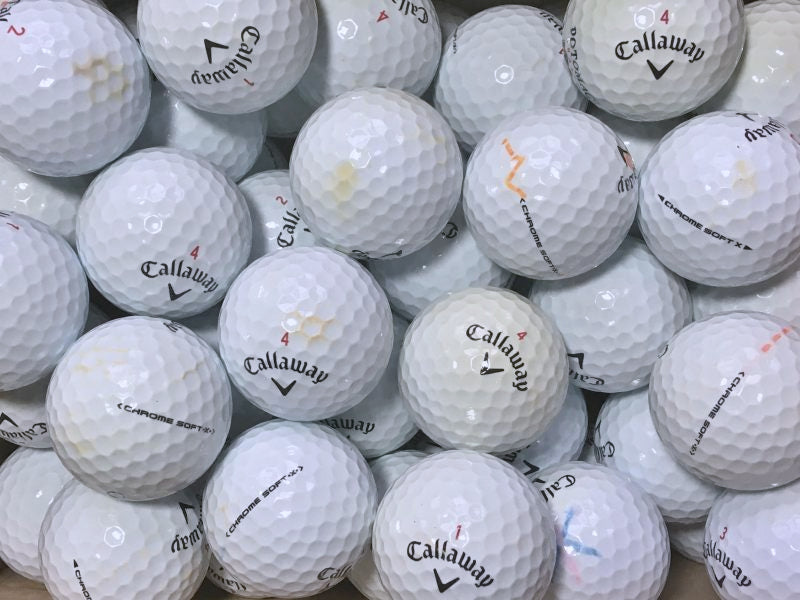 Callaway Chrome Soft X Lakeballs - gebrauchte Chrome Soft X Golfbälle AA/AAA-Qualität