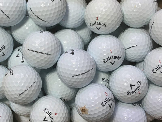 Callaway Chrome Soft X Lakeballs - gebrauchte Chrome Soft X Golfbälle AAAA-Qualität
