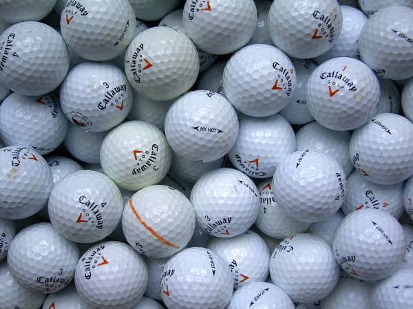 Callaway HX Hot Lakeballs - gebrauchte HX Hot Golfbälle AA/AAA-Qualität
