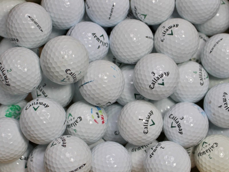 Callaway HX (Hot) Bite Lakeballs - gebrauchte HX (Hot) Bite Golfbälle AA/AAA-Qualität