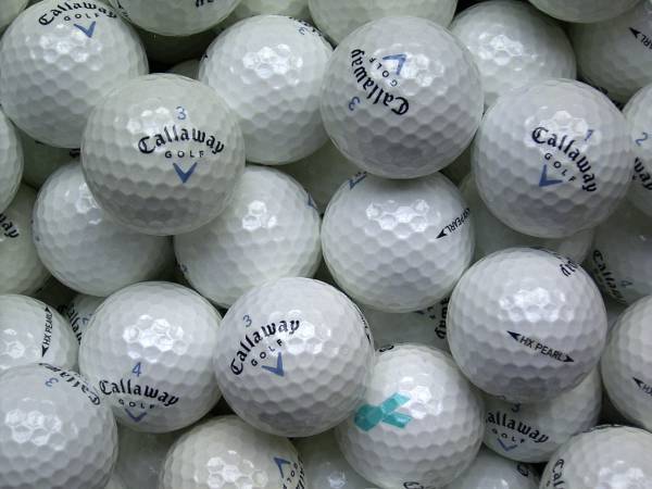 Callaway HX Pearl Lakeballs - gebrauchte HX Pearl Golfbälle AAAA-Qualität