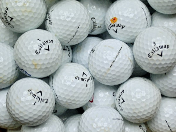 Callaway HEX Black Tour Lakeballs - gebrauchte HEX Black Tour Golfbälle AA/AAA-Qualität