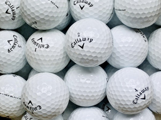 Callaway HEX Black Tour Lakeballs - gebrauchte HEX Black Tour Golfbälle AAAA-Qualität