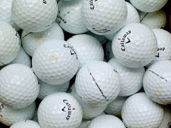 Callaway HEX Chrome Lakeballs - gebrauchte HEX Chrome Golfbälle AA/AAA-Qualität