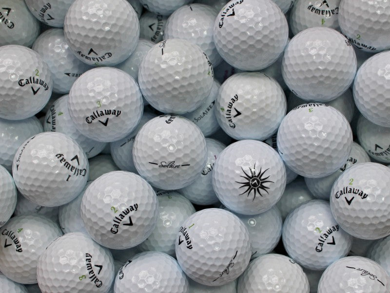 Callaway Solaire Lakeballs - gebrauchte Solaire Golfbälle AAAA-Qualität