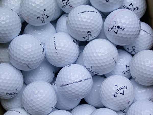 Callaway Supersoft Lakeballs - gebrauchte Supersoft Golfbälle AA/AAA-Qualität