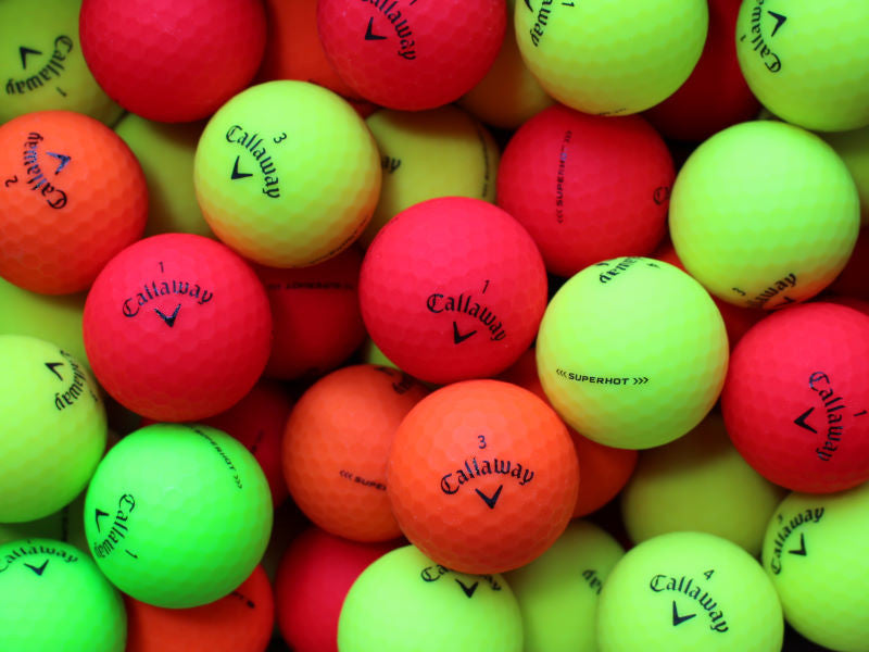 Callaway Superhot Bold Lakeballs - gebrauchte Superhot Bold Golfbälle AAAA-Qualität