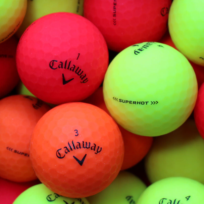 Callaway Superhot Bold Lakeballs - gebrauchte Superhot Bold Golfbälle Galerie