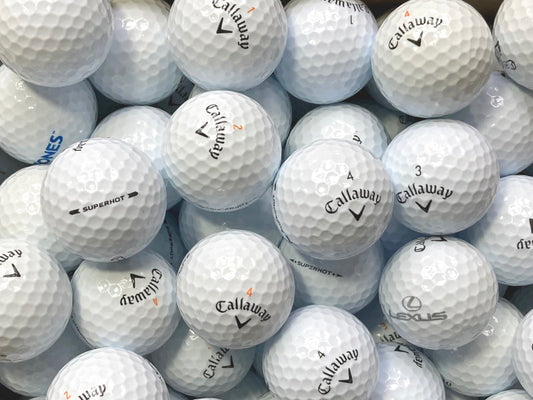 Callaway Superhot Lakeballs - gebrauchte Superhot Golfbälle AAAA-Qualität