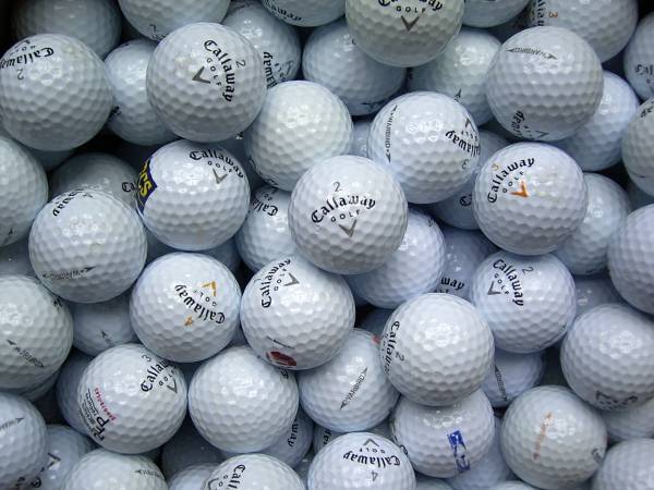 Callaway Warbird Lakeballs - gebrauchte Warbird Golfbälle AA/AAA-Qualität