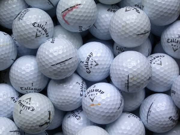 Callaway Warbird Plus Lakeballs - gebrauchte Warbird Plus Golfbälle AA/AAA-Qualität