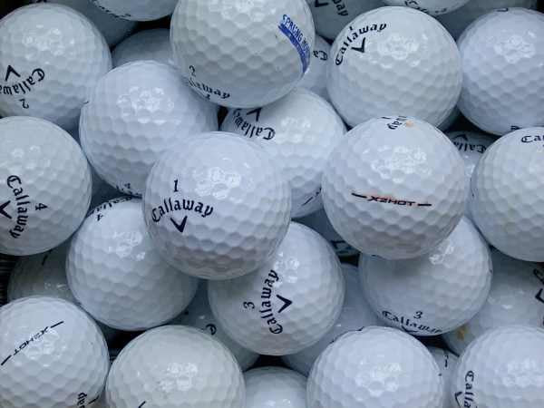 Callaway X2 Hot Lakeballs - gebrauchte X2 Hot Golfbälle AA/AAA-Qualität