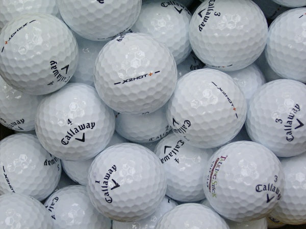 Callaway X2 Hot+ (Plus) Lakeballs - gebrauchte X2 Hot+ (Plus) Golfbälle AAAA-Qualität