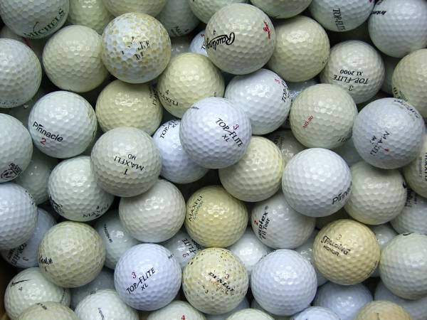 gebrauchte Golfbälle für Crossgolf - Crossgolfbälle B-Qualität Lakeballs