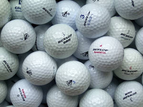 Dunlop Mix Lakeballs - gebrauchte Dunlop Mix Golfbälle AAAA-Qualität