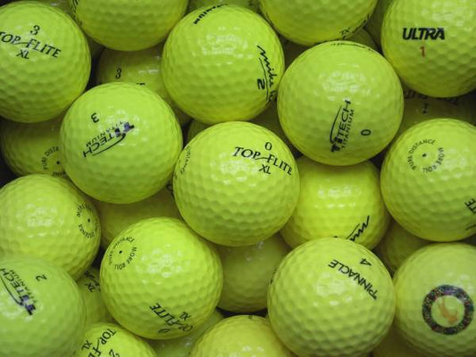 Marken Mix Gelb Lakeballs - gebrauchte Mix Gelb Golfbälle AAAA-Qualität