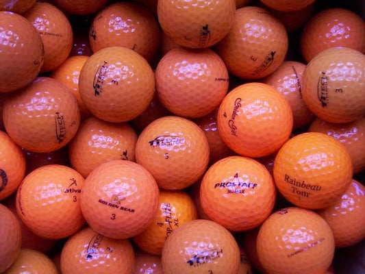 Marken Mix Orange Lakeballs - gebrauchte Mix Orange Golfbälle AAAA-Qualität