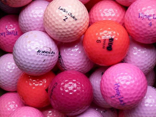 Marken Mix Pink Lakeballs - gebrauchte Mix Pink Golfbälle AAAA-Qualität