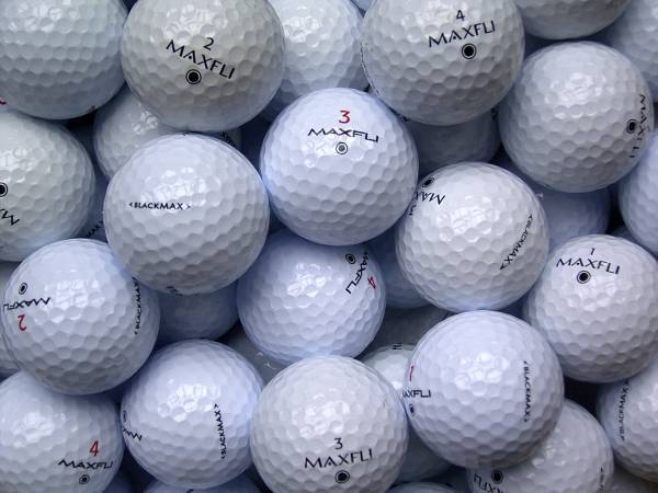 Maxfli Black Max Lakeballs - gebrauchte Maxfli Black Max Golfbälle AAAA-Qualität