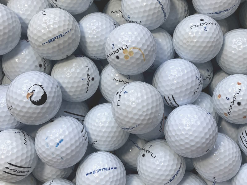 Maxfli SoftFli Lakeballs - gebrauchte SoftFli Golfbälle AA/AAA-Qualität