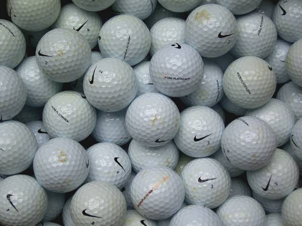 Nike One Platinum Lakeballs - gebrauchte One Platinum Golfbälle AA/AAA-Qualität
