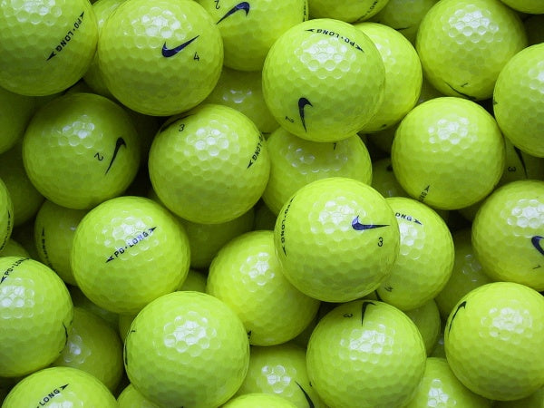 Nike PD Long Gelb Lakeballs - gebrauchte PD Long Gelb Golfbälle AAAA-Qualität
